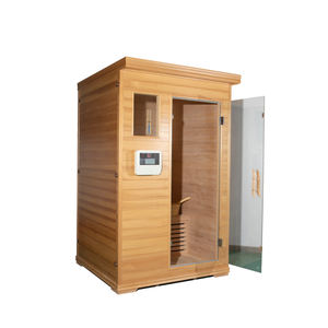 Sauna finlandais en bois <span class=keywords><strong>d</strong></span>'intérieur à <span class=keywords><strong>prix</strong></span> avantageux pour 1 à 2 personnes avec poêle et pierres - Product Image 4