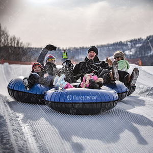 FLORESCENCE Tube à neige gonflable professionnel pour l'hiver, robuste, 90 cm, avec revêtement <span class=keywords><strong>en</strong></span> PVC renforcé - pour adultes et enfants - Product Image 3