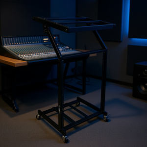 Carrello Portamixer M-Audio 16U Regolabile con Ruote per Studio Audio, Struttura in Metallo - Product Image 2