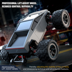 Voiture de course RC tout-terrain 4x4 sans balais haute vitesse, modèle monstre entièrement proportionnel, jouet télécommandé - Product Image 3