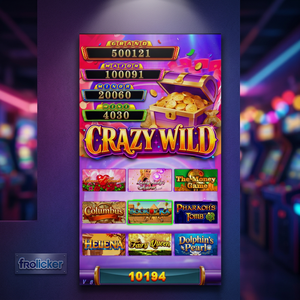 แผงวงจรเกมอาร์เคดจอเดี่ยว CRAZY WILD VERTICAL V8 ภาษาอังกฤษ สำหรับเครื่องเล่นเกมหยอดเหรียญ ยี่ห้อ FRO ผลิตในไต้หวัน - Product Image 3