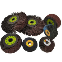 Meule à lamelles flexible personnalisable OEM mèche abrasive de polissage et de meulage pour le travail du bois et les meuleuses