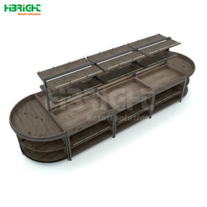 Estante de exhibición de verduras de metal resistente para supermercado Soporte de verduras de acero en aerosol de gran capacidad - Product Image 6