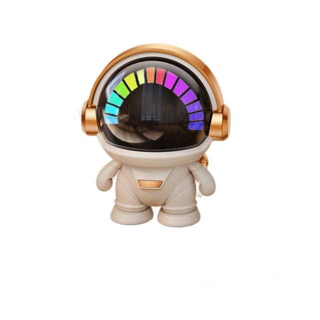 New Astronaut-themed Creative for 5.0 Speaker Desktop Colorful Subwoofer Compact Outdoor Gift Portable Ultra-long Battery