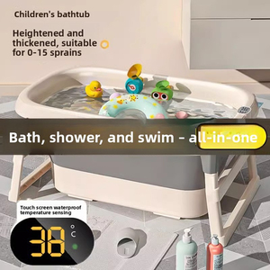 Bañera Plegable para Bebés Summer Infants con Sensor de Temperatura, Diseño para Sentarse/Reclinarse, 2-4 Años, Portátil, Profunda, PP+TPE, Segura - Product Image 2