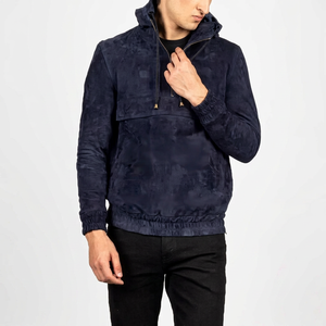 Men's <b>Suede</b> <b>Leather</b> <b>Jackets</b> Customized Logo OEM Service Winter Windproof Breathable Professional Custom Tailoring Perfect - Product Image 1