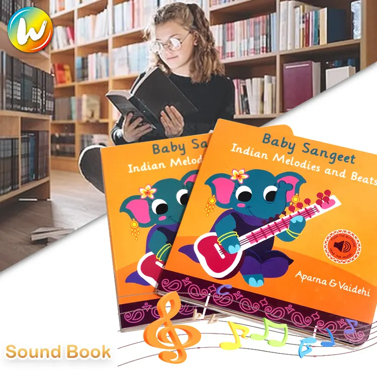 Müzik ses ile özel çocuklar sesli kitap programlanabilir ses düğmesi kitap baskı