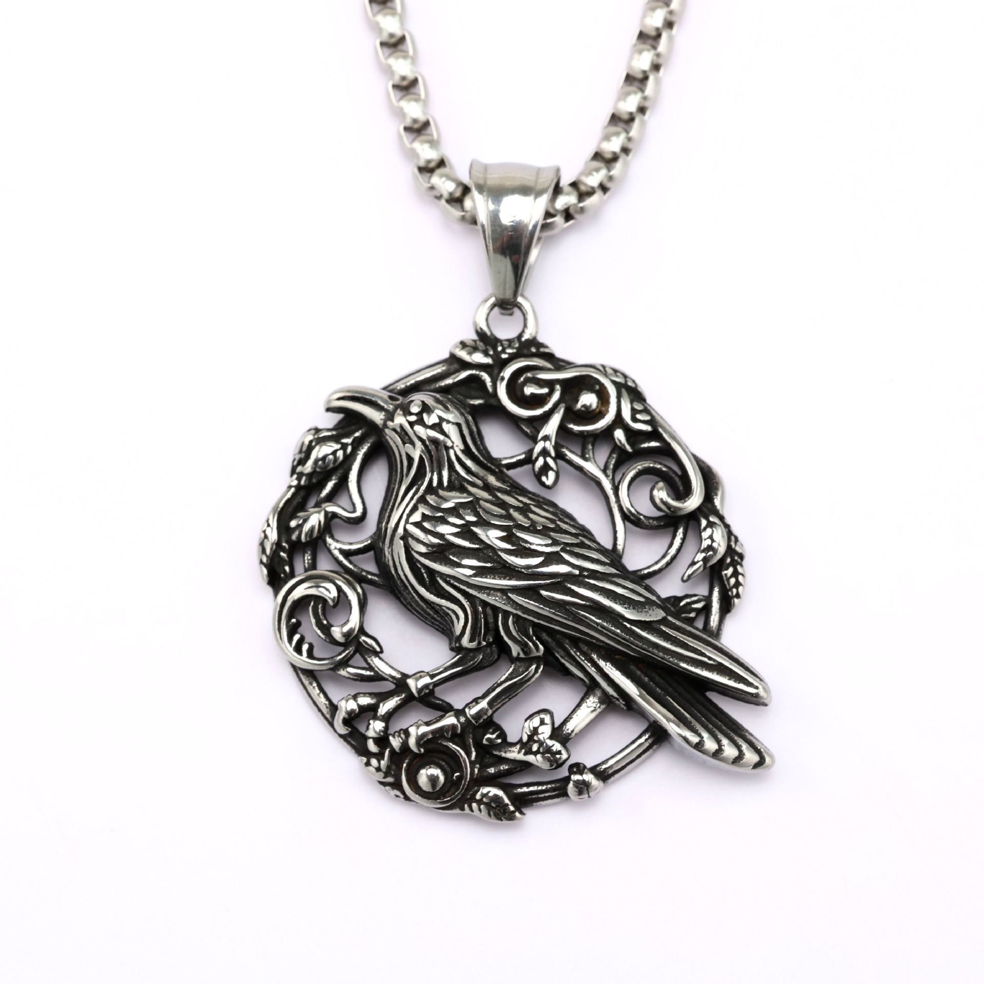 07708 สีเหล็ก - จี้เดี่ยว