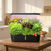 3 6 12 Pod Hidroponik Smart Indoor Garden Planter Kit Lampu LED untuk Perkecambahan Tanaman Tipe Elektronik