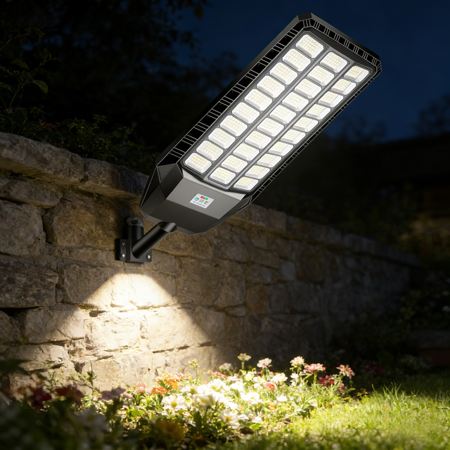 All in One IP65 Solar Street Light 25000mAh Battery Long Working Time Outdoor No Wiring LED Security Lamp Parking Villa