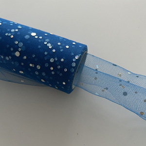 Rouleaux de tulle en maille de polyester brillant et coloré, tissu tricoté respirant et léger pour la décoration de jupes et de robes de mariée pour garçons - Product Image 3