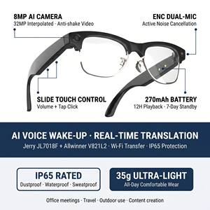 Gafas Inteligentes de Media Montura con Cámara HD de 8MP para Inspección en el Hogar, Comando de Voz en Tiempo Real, Envío en 48 Horas, Venta al por Mayor Disponible - Product Image 2