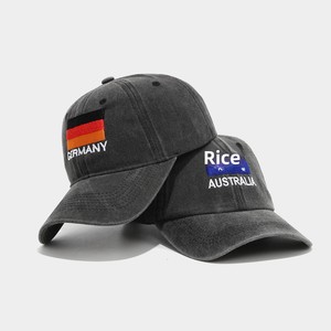 Gorra de Béisbol Unisex Negra con Bordado de Bandera Nacional, Estilo Snapback, Protección Solar, para Fanáticos del Fútbol, Tendencia 2026 - Product Image 3