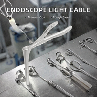 Spéculum nasal en acier inoxydable, instrument d'examen ORL manuel, sinoscope pour utilisation chirurgicale ORL