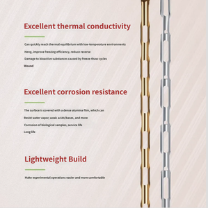 Tiras de Criopreservación de Aluminio, Soportes de Criopreservación de Aluminio, Soportes de Criopreservación Celular, Tubos de Criopreservación - Product Image 3