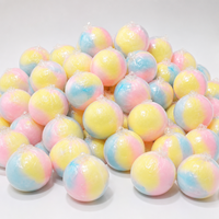 Mainan Squishy Natal Mainan Fidget Bola Remas Pelangi Kawaii Renyah Mainan Pereda Stres Sensorik untuk Anak-anak Dewasa Hadiah Liburan