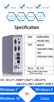 Mini PC multifonction Windows 11 Intel 13e génération I7-1370P, mini ordinateur avec écran, mini PC pas cher
