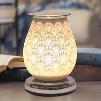 3d Glass Novelty Magic Night Light Aroma Electric Firework Oil Wax Melt Incense Burner Lamp Bedroom Fragrance Touch Lampes de table