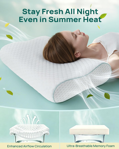 Oreiller orthopédique ergonomique à contour réglable pour le dos et le ventre, idéal pour dormir sur le côté - Product Image 2
