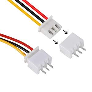 تجميعة أسلاك وموصلات مخصصة من نوع JST XH 2.54 مم 1.25 مم ذكر وأنثى مع كابلات ومقابس - Product Image 2