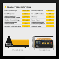 Convertisseur intelligent de charge de batterie de voiture ECU, stabilisateur de tension automatique, programmation, alimentation régulée pour voitures