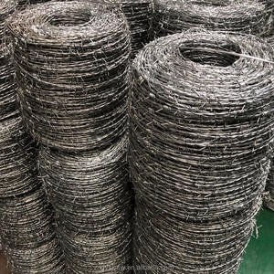 कांटेदार तार 18 गेज वास्तविक बार्ब तार रोल बाड़ के लिए 40 फीट बार्बवायर रोल, बेसबॉल बैट, पक्षी फीडर, बगीचे और शिल्प - Product Image 4