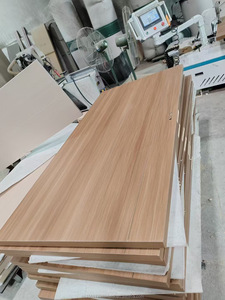 Porta ad Arco in <span class=keywords><strong>Legno</strong></span> Massello di Quercia Rossa Americana e Noce, Design Moderno per Camera da Letto e Interni Residenziali, con Telaio - Product Image 3
