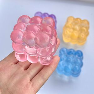 CHENXI Nuevo Estilo, 4 Colores, Bola de Azúcar TPR, Juguete Sensorial Ultrafino en Forma de Cubo, Juguete Novedoso Popular en Cápsula para Niños - Product Image 4