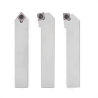 Porte-outil de tournage CNC SCMCN AFDJ, insert diamanté pour tournage externe, revêtement au nitrure de titane, 62-68 HRC, type à vis, acier à ressort