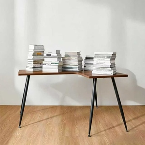 Corner Nail <b>Table</b> and Chair Combination Set Retro Nail <b>Table</b> Nail Salon Specific L-shaped Corner Nail <b>Table</b> - Product Image 2