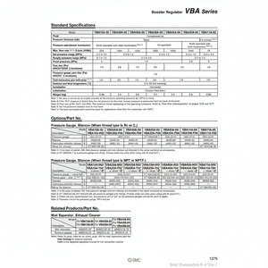 Régulateur de pression pneumatique SMC VBA10A-02G régulateur de pression de haute qualité - Product Image 1