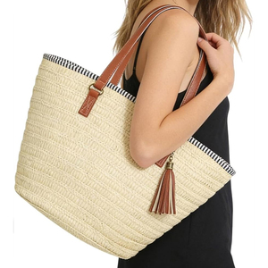 Jute Messenger <b>Bag</b> Crossbody Natural Fiber Shoulder <b>Bag</b> For Men Women Casual Outing And Daily Commute - Product Image 6