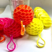 Boule élastique impression 3D maille rétractable décompression cure jouet décoration porte-clés