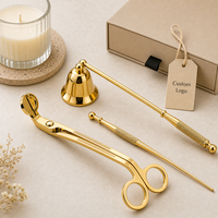 Accessoires de mèches de bougies rondes modernes personnalisées avec options OEM/ODM pour la fragrance d'intérieur et les cadeaux de détail