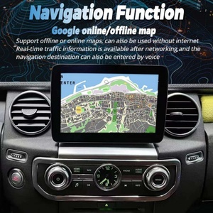 วิทยุติดรถยนต์ระบบแอนดรอยด์หน้าจอสัมผัส QLED 8.4 นิ้ว พร้อมระบบนำทาง GPS สำหรับรถยนต์แลนด์โรเวอร์ ดิสคัฟเวอรี่ 4 LR4 ปี 2009-2016 รองรับ CarPlay และเครื่องเล่นวิดีโอในตัว - Product Image 2