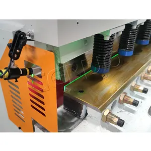 Máquina de tesoura hidráulica de 20mm com controle nc e21s para trabalho inoxidável de placa de metal de folha