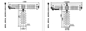 ฟิวส์เซรามิกซิลิโคนยางชนิด RW10 แบบเปิดเร็ว กำลังตัดสูง 10-35kV จำกัดกระแส 0.5A-5A แบบติดผิว - Product Image 1