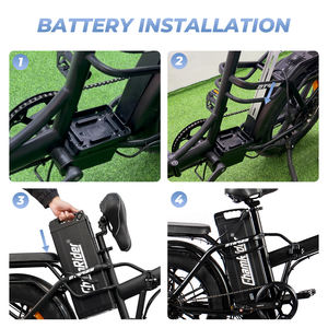 Batterie de vélo électrique Chamrider pour tige de selle, moteur de moyeu 750W 1000W, batterie polymère 48V 32AH 50AH pour vélo électrique à pneus larges - Product Image 5