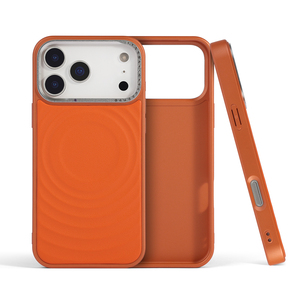 Étui hybride texturé TPU+PC pour <span class=keywords><strong>iPhone</strong></span> 17 Pro Max avec chargement magnétique sans fil, protection de l'objectif de la caméra surélevée, <span class=keywords><strong>coque</strong></span> de protection - Product Image 1