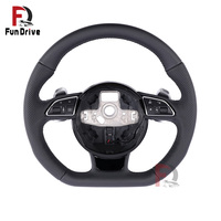 Volant en cuir modifié pour Audi S6 C7 C7.5 S7 A4 B8.5