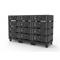 Seguridad 100Ah 200Ah 300Ah Batería de iones de litio de montaje en rack 12V 24V 48V 300Ah LiFePO4 Sistema de almacenamiento solar
