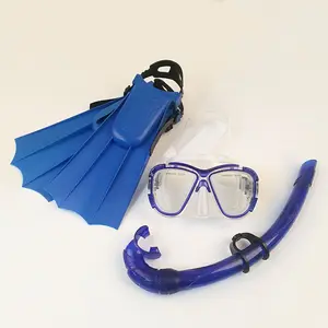 Wholesale Snorkeling Sanbao Adult Snorkeling Mask Semi-dry Breathing Tube Swimming Fins Set Diving