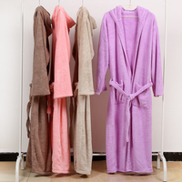 Peignoir long pour femme en polaire douce et moelleuse, robe de nuit, pyjama, vêtement de nuit, robe de chambre