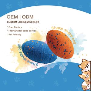 Juguetes Eléctricos <span class=keywords><strong>para</strong></span> Mascotas, Diseño Ovalado Ecológico, Resistentes a Mordeduras, Duraderos, Impermeables, de E-TPU, <span class=keywords><strong>para</strong></span> Varias Razas de Perros - Product Image 1