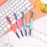 Stylo Bille Multicolore 1,0 mm Créatif et Simple avec Logo Personnalisé Macaron 5 Couleurs – Papeterie de Bureau pour Étudiants et Récompenses