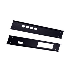 Servicio de Mecanizado CNC Personalizado, Panel de Equipo de Aleación de Aluminio Anodizado en Negro y Piezas de Carcasa Electrónica - Product Image 1