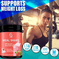 OEM en Stock Poudre Mince Repas Rapide Remplacement Saveur Fraise Perte de Poids Boost Énergie Detox Soutien Gut Health