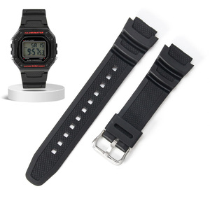 Remplacez le bracelet de montre <span class=keywords><strong>Casio</strong></span> AE-1000W/AQ-S810W par un bracelet en caoutchouc surélevé de 18 mm. - Product Image 6
