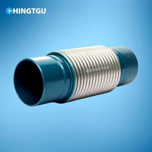 Tuyauterie à vapeur industrielle en acier inoxydable, surface lisse, basse pression, joint de dilatation flexible corrugué JIS, connecteur métallique - Product Image 2