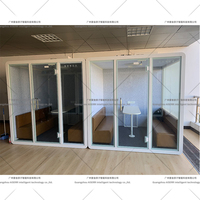 AISERR personnalisé assembler cabine insonorisée 35db cabine acoustique cabine téléphonique de bureau cabine silencieuse conception d'isolation phonique